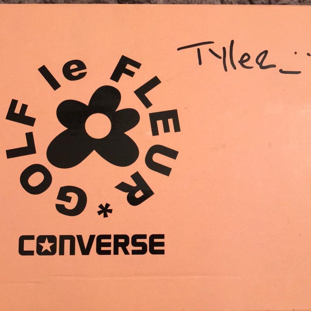 Golf le Fleur one star converse signed by Tyler